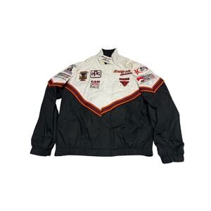 Vintage RARE 90s Authentic Snap-on 75 year Racing Patch Jacket Size Small